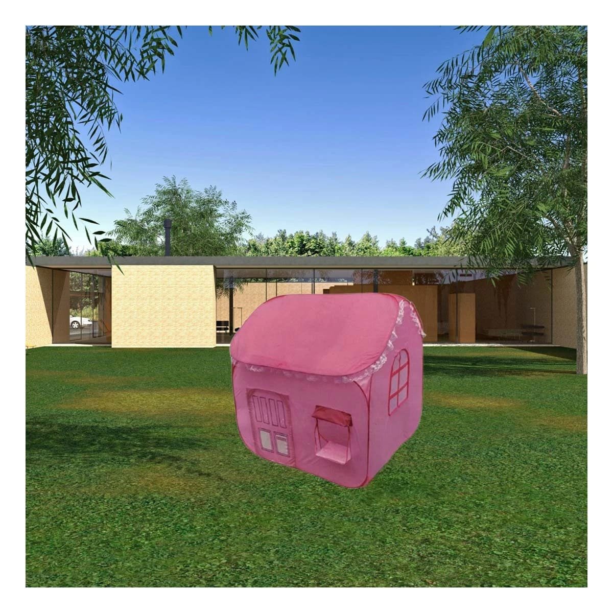 PACK2 HABITACION DE ESTILO BOUTIQUE ROSADO 104 X 92 X 92 PARA SU CASA REAL Y+REGALO STICKER - 5