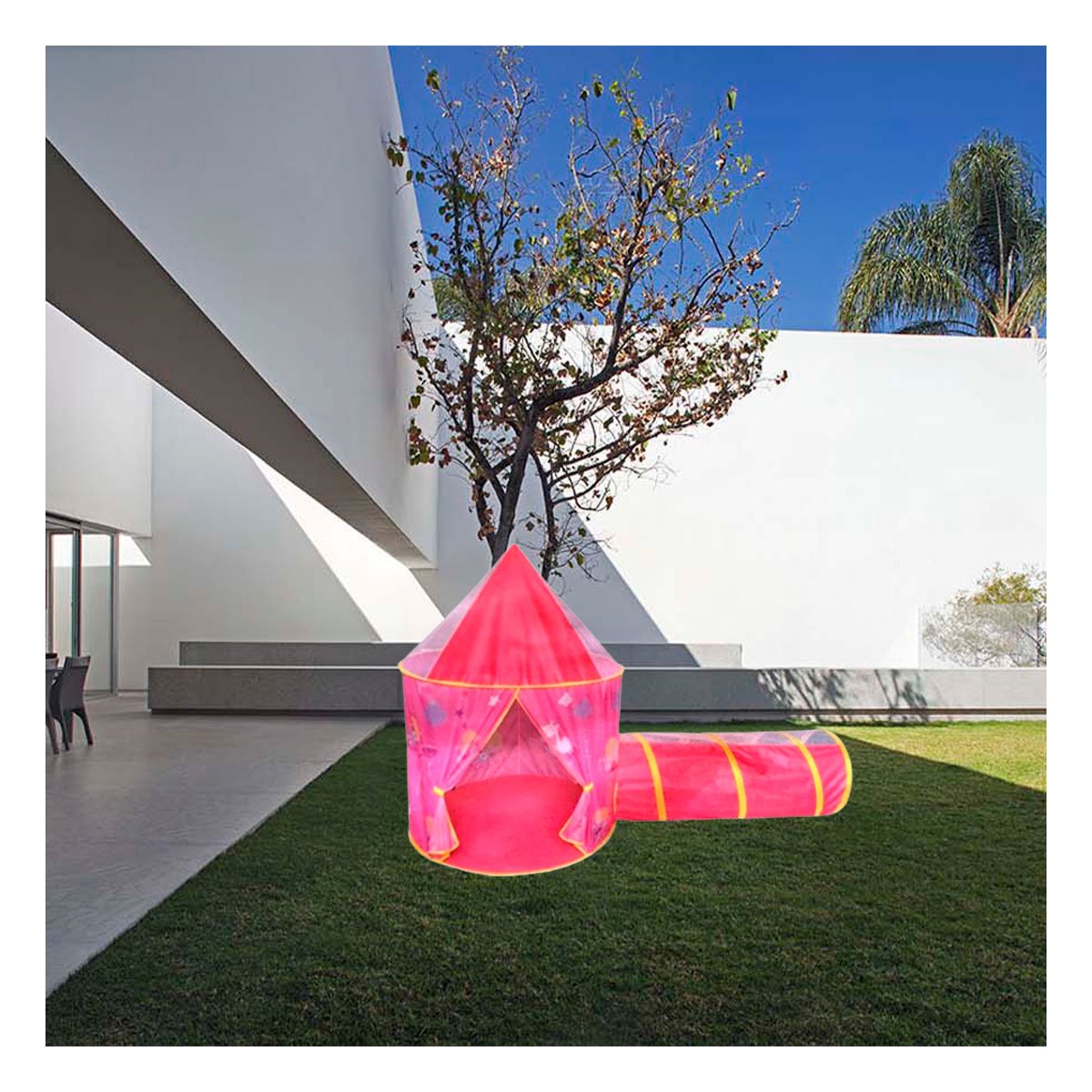 PACK2 ESTANCIA DE COLOR VIBRANTE DE 2 PIEZAS ROSADO PARA ATENCION Y+PAPEL REGALO - 2