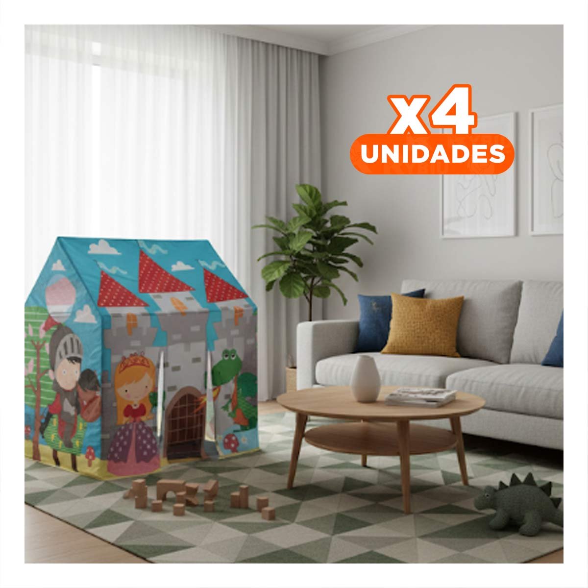 PACK4 HABITACION DE MONTAJE SENCILLO PARA USO EN EL PATIO DE CASA - 1