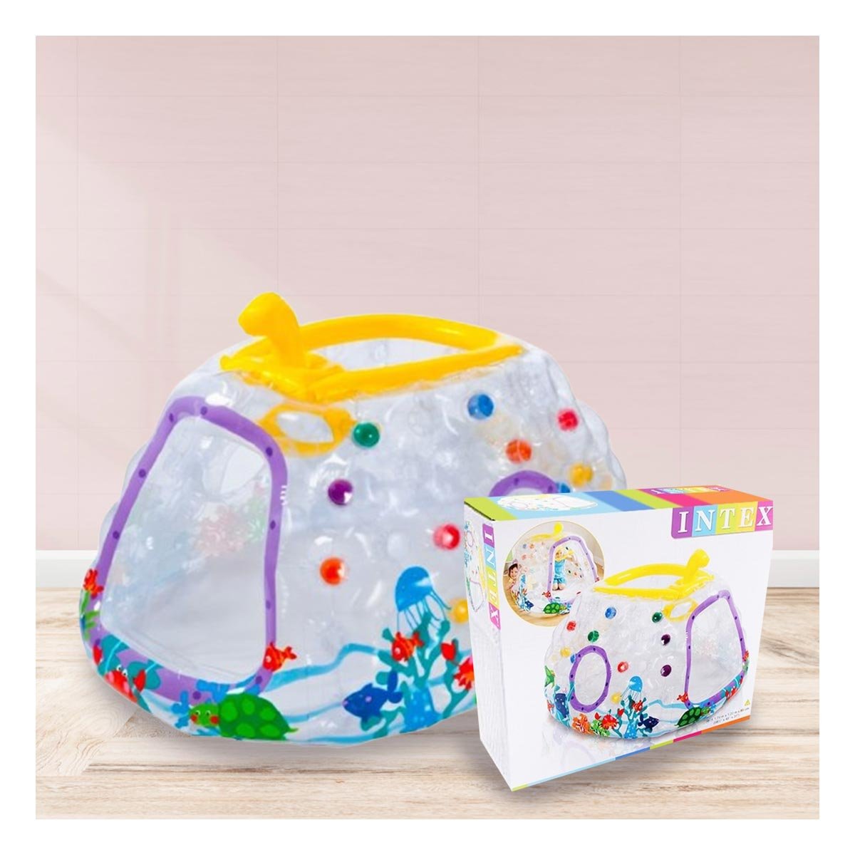PACK2 BOL DE PERSONAJE MARINO PARA AMBIENTAR SU PATIO DE JUEGOS YA Y+REGALO STICKER - 5