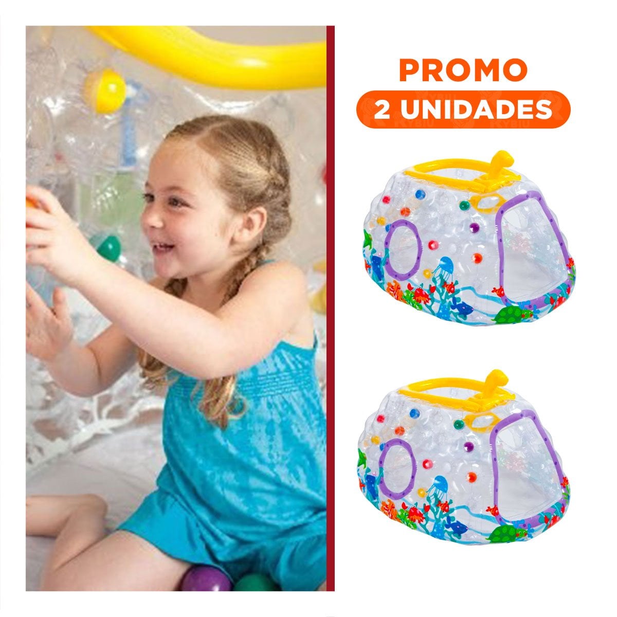 PACK2 SOPORTE DE PERISCOPIO INFLABLE PARA UN TOQUE DE MAGIA EN EL HOGAR - 1