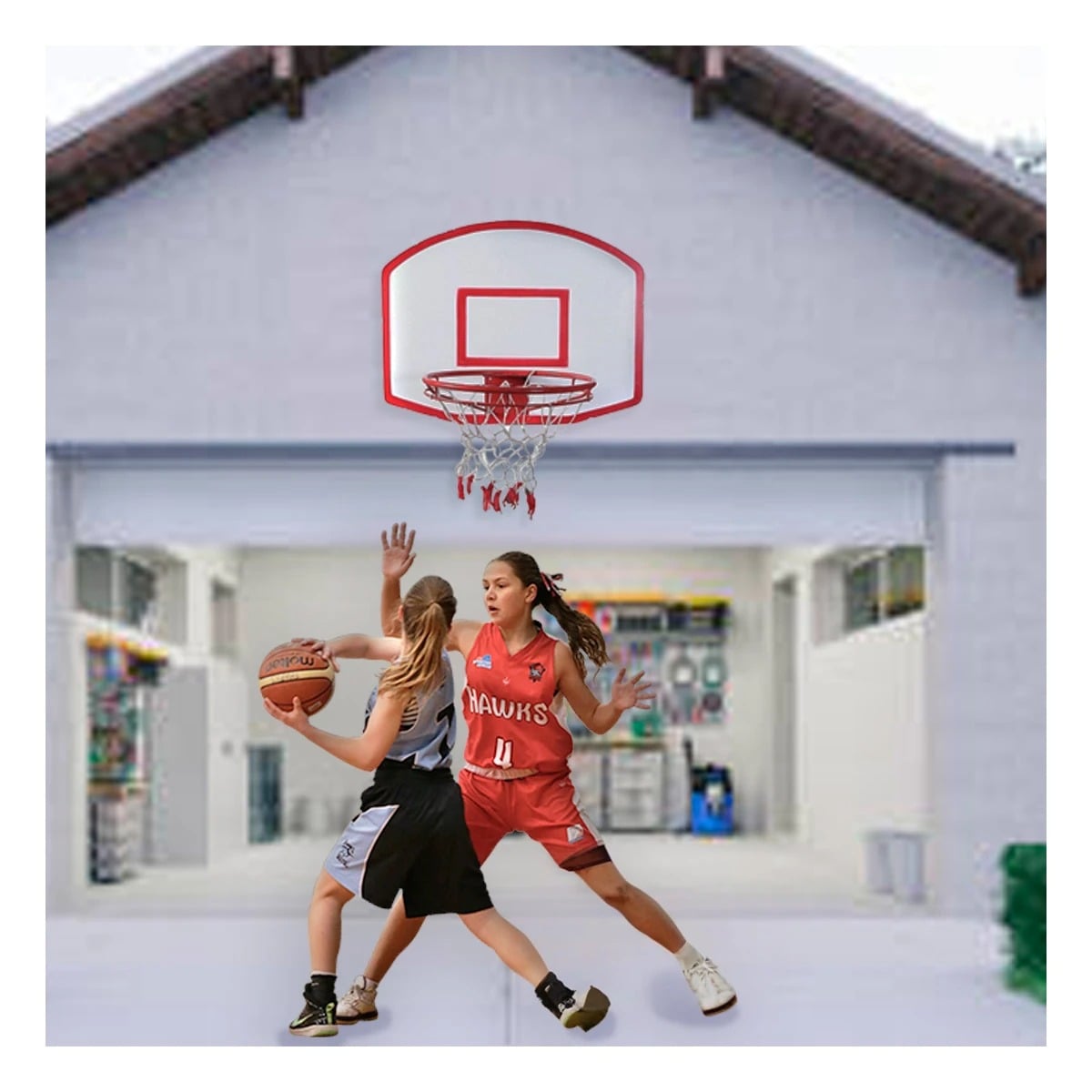 PACK3 TABLERO DE BALONCESTO DE MADERA PARA JOVENES - 1