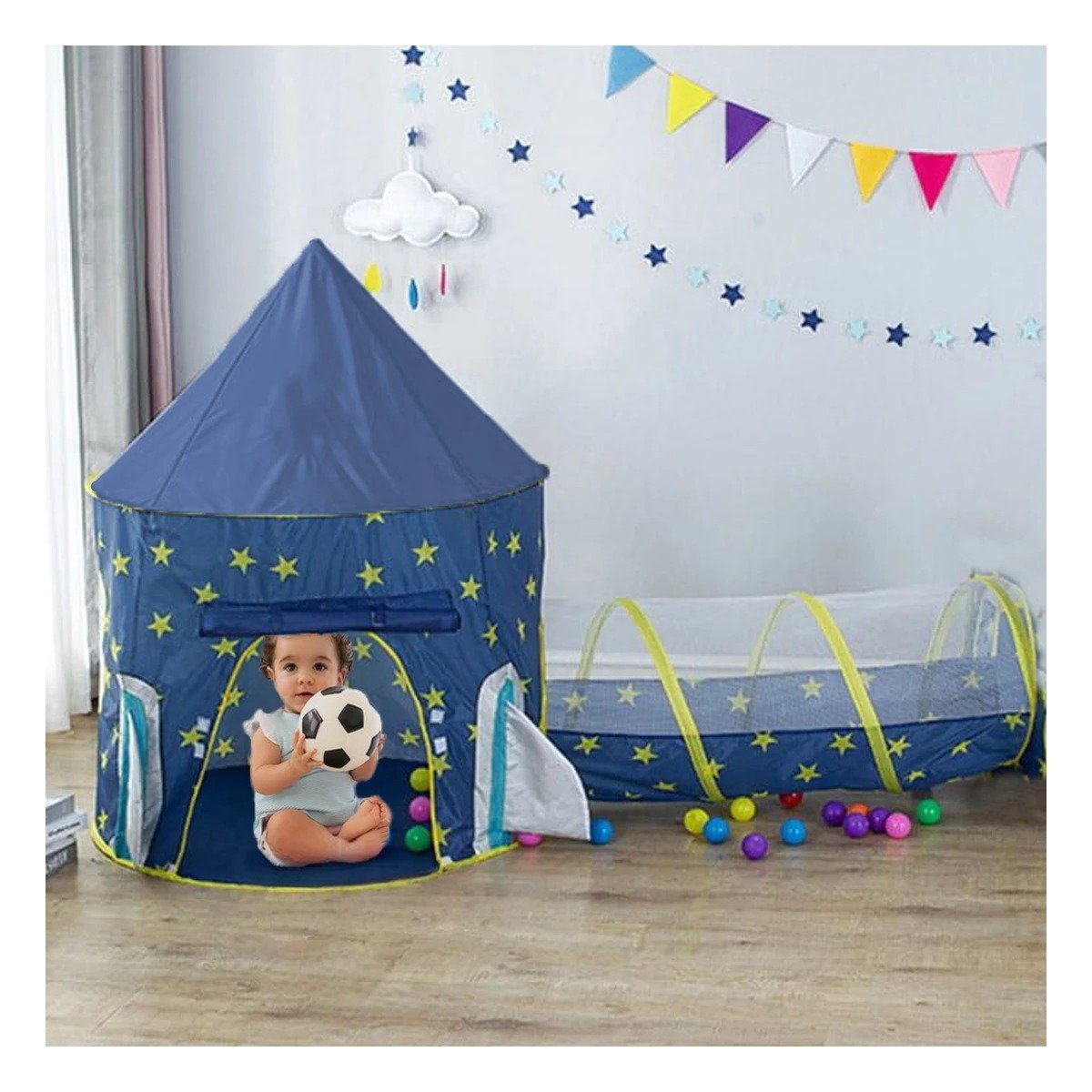PACK2 ESTANCIA DE BASE AMPLIA AZUL PARA UN ESPACIO MUY COMODO Y+REGALO STICKER - 5