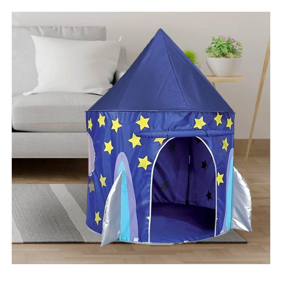 PACK4 ESTANCIA DE TELA RESISTENTE DE 2 PIEZAS AZUL PARA LARGA VIDA - 5