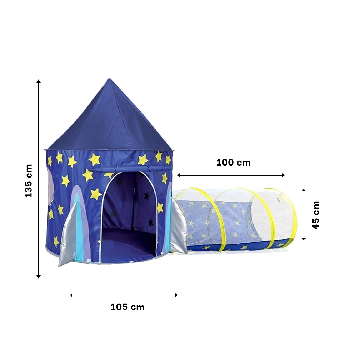 PACK3 CARPA INFANTIL DE DOS PIEZAS EN AZUL Y+LIGAS DE REGALO - 5