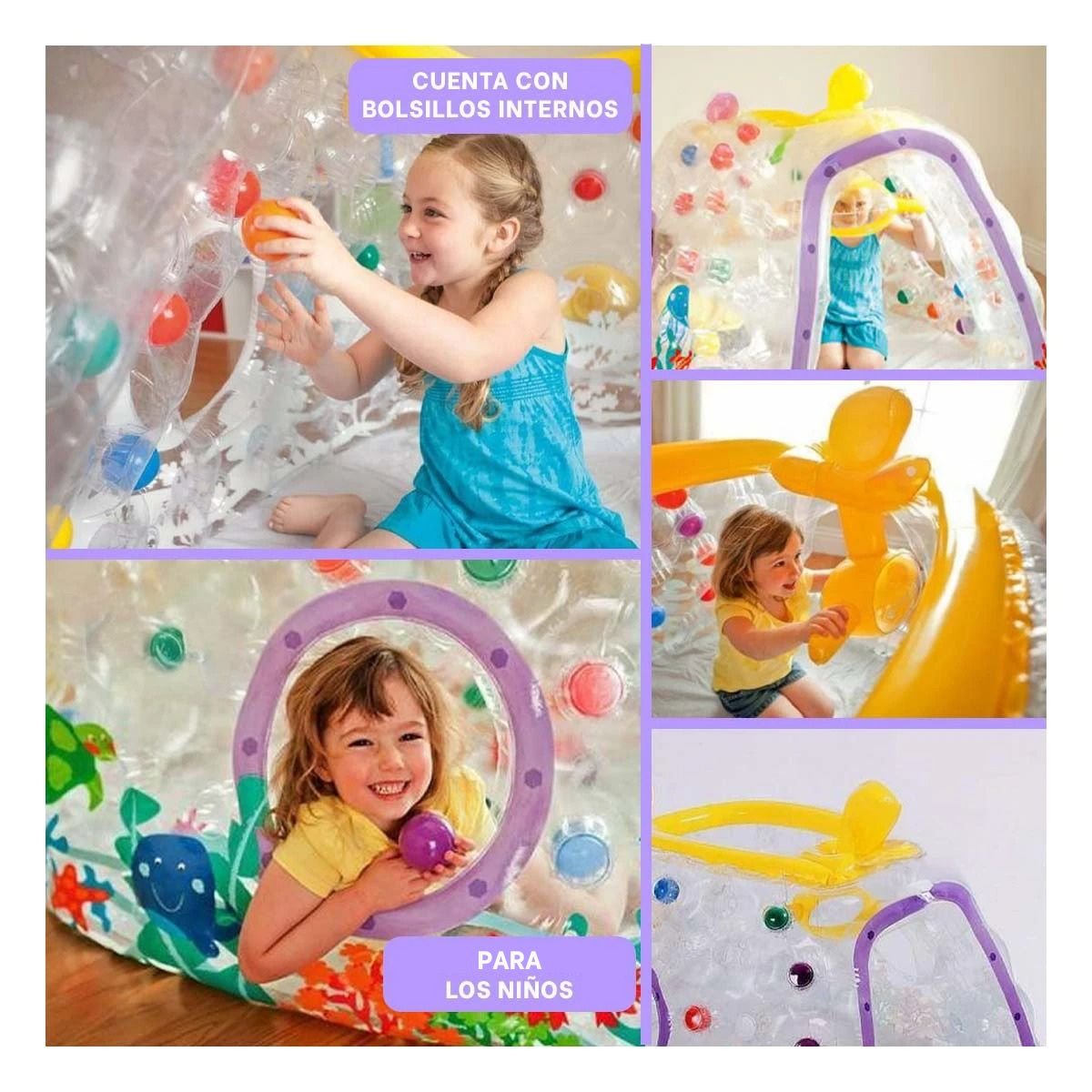PACK4 BOL DE COLORES AZULES PARA UN AMBIENTE DE RECREO MUY ALEGRE Y+REGALO STICKER - 2