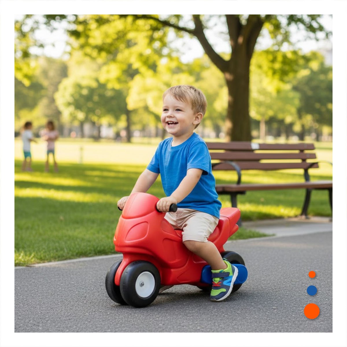 PACK4 ACCESORIO DE JUEGO 42CMX26CMX40CM CON MOTO PARA NIÑOS CON MUCHA ENERGIA Y+PAPEL REGALO - 5