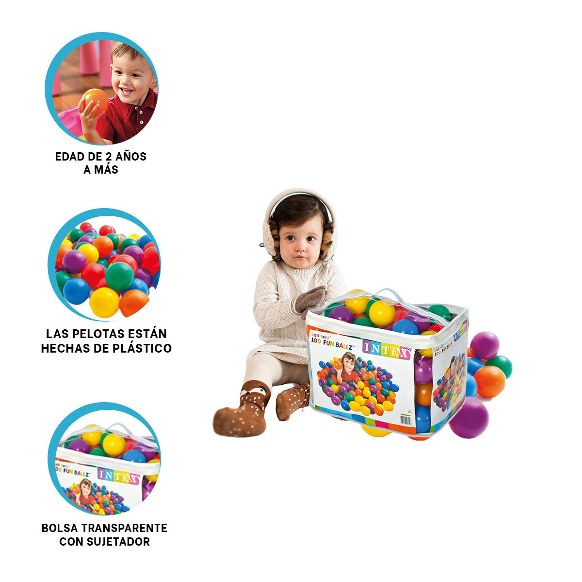 PACK3 PACK DE JUEGO DE NIÑOS EN MULTICOLOR Y+LIGAS DE REGALO - 2