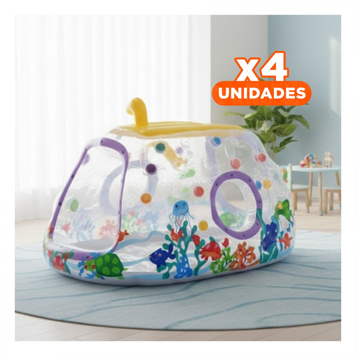 PACK4 BOL DE DISENO ATRACTIVO PARA RESALTAR ENTRE TODOS LOS JUGUETES - 1