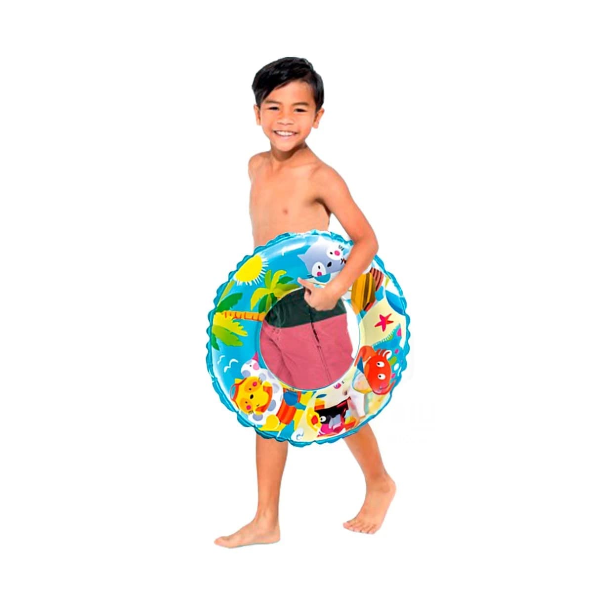 PACK3 FLOTADOR ELEGANTE DE PISCINA CELESTE Y+REGALO AGENDITA - 3