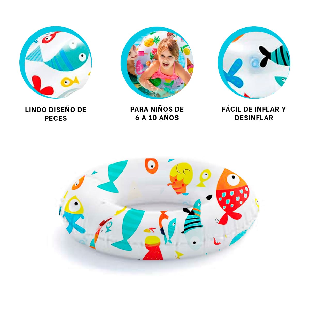 PACK9 INFLABLE AGRADABLE DE FACIL ARMADO Y+LIGAS DE REGALO - 2
