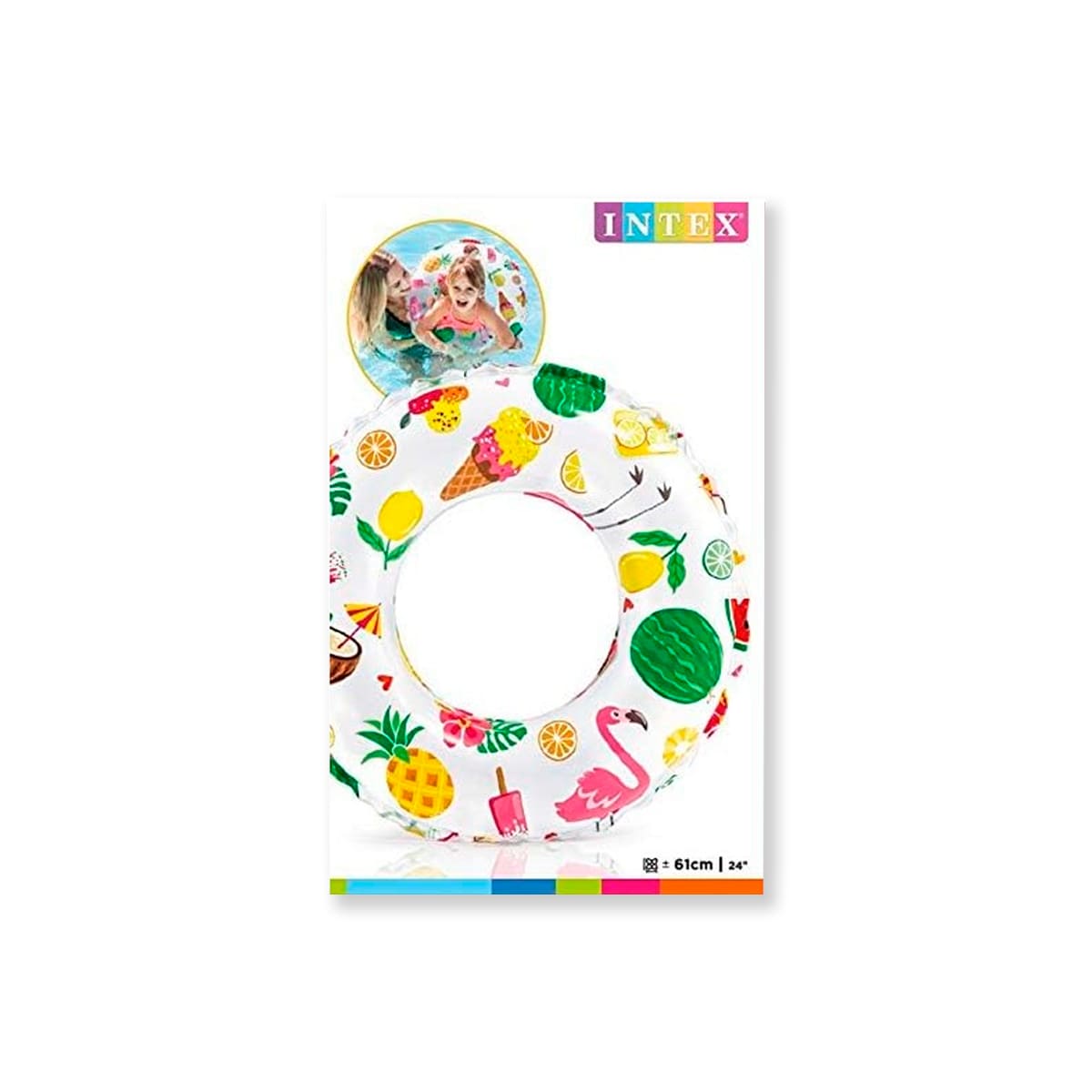 PACK5 FLOTADOR KIDS RESISTENTE DE FRUTAS Y+PAPEL DE REGALO - 2