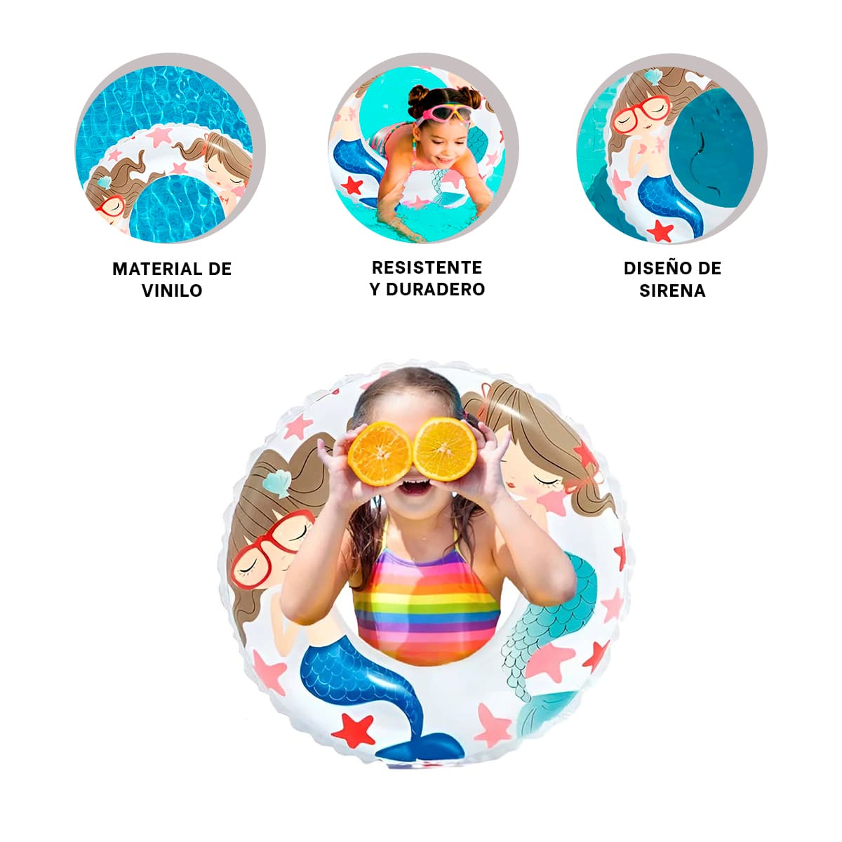 PACK9 INFLABLE INFANTIL Y AGRADABLE BLANCO Y+LIGAS DE REGALO - 2