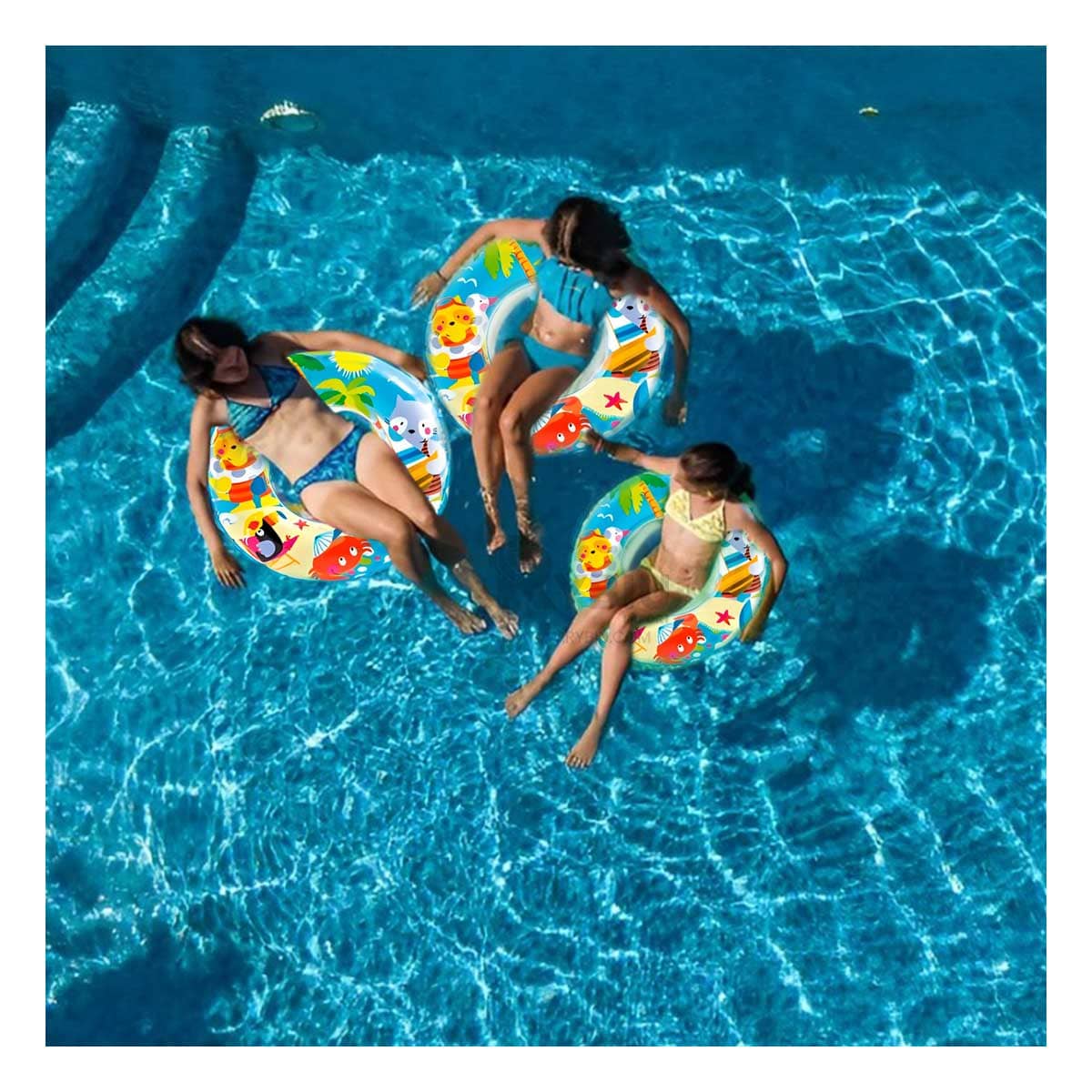 PACK4 INFLABLE INFANTIL EN CELESTE Y+LIGAS DE REGALO - 1