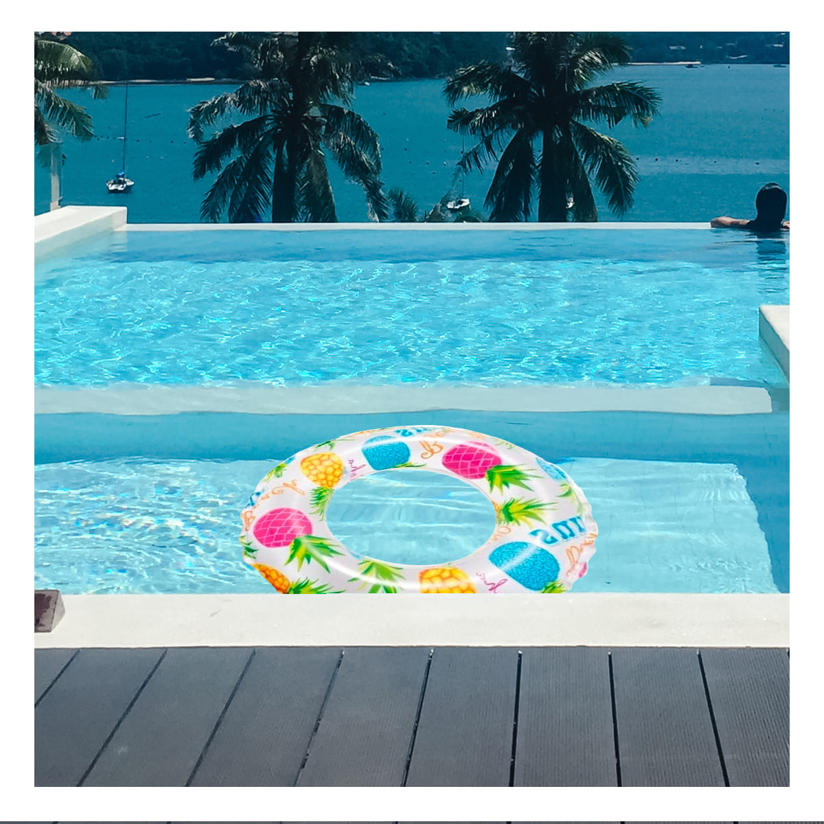 PACK4 FLOTADOR PARA VERANO PARA NINOS Y+BANDERITAS ADHESIVAS - 1