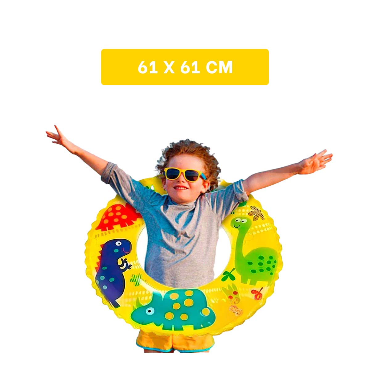 PACK6 INFLABLE INFANTIL EN COLOR AMARILLO Y+LIGAS DE REGALO - 5