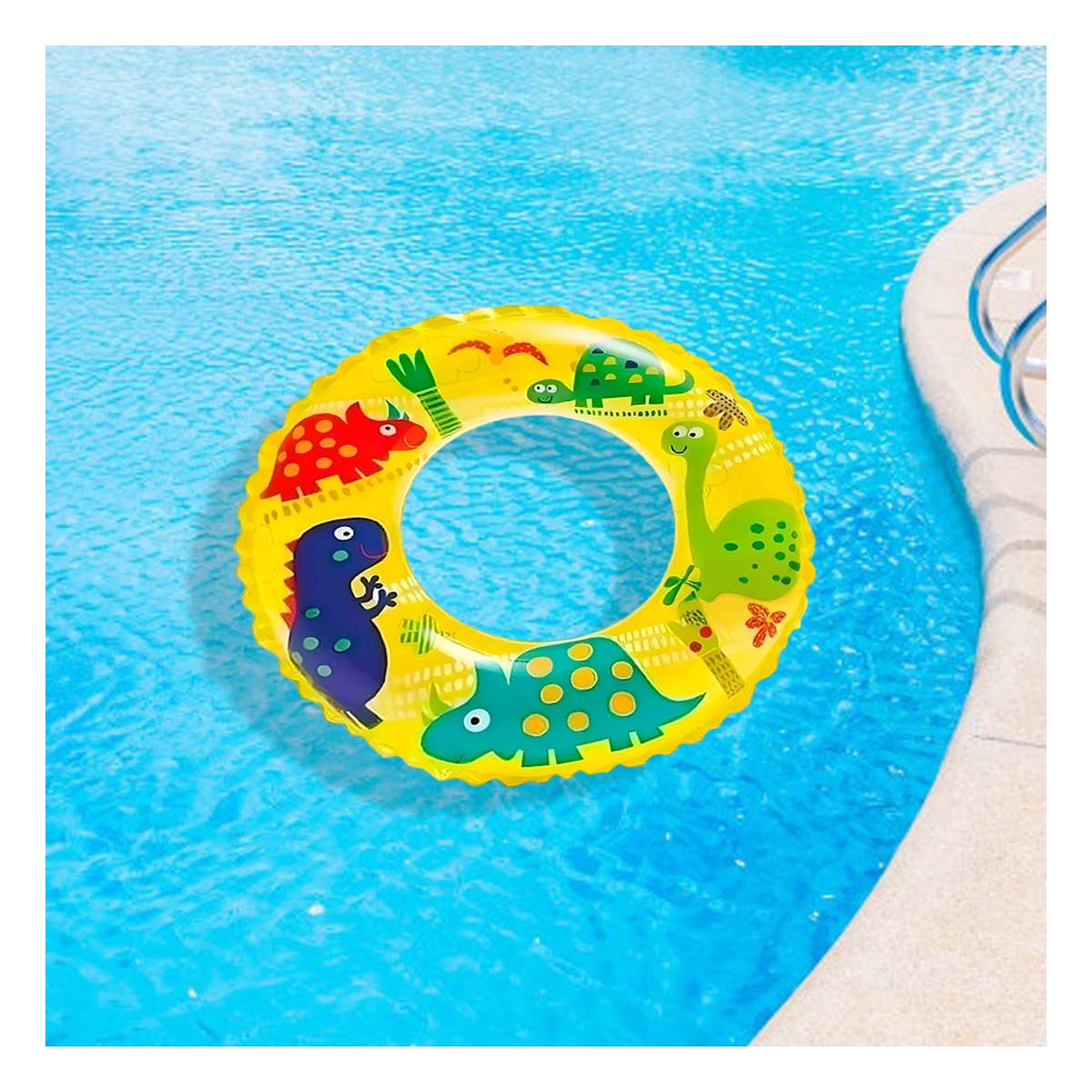 PACK5 INFLABLE INFANTIL EN COLOR AMARILLO Y+LIGAS DE REGALO - 1