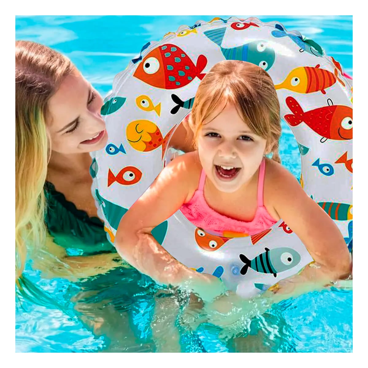 PACK4 FLOTADOR MODERNO Y SUAVE DE PISCINA Y+REGALO AGENDITA - 1