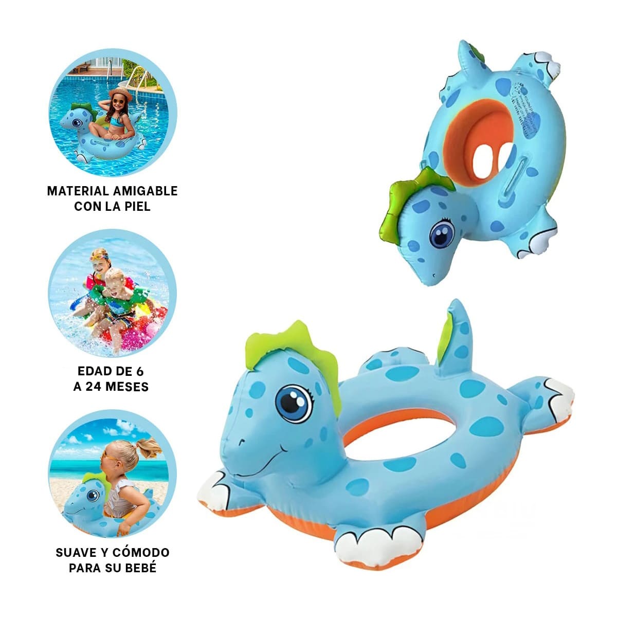 PACK12 BOYA DE PLAYA EN FORMA DE CABALLO Y+LIGAS DE REGALO - 3