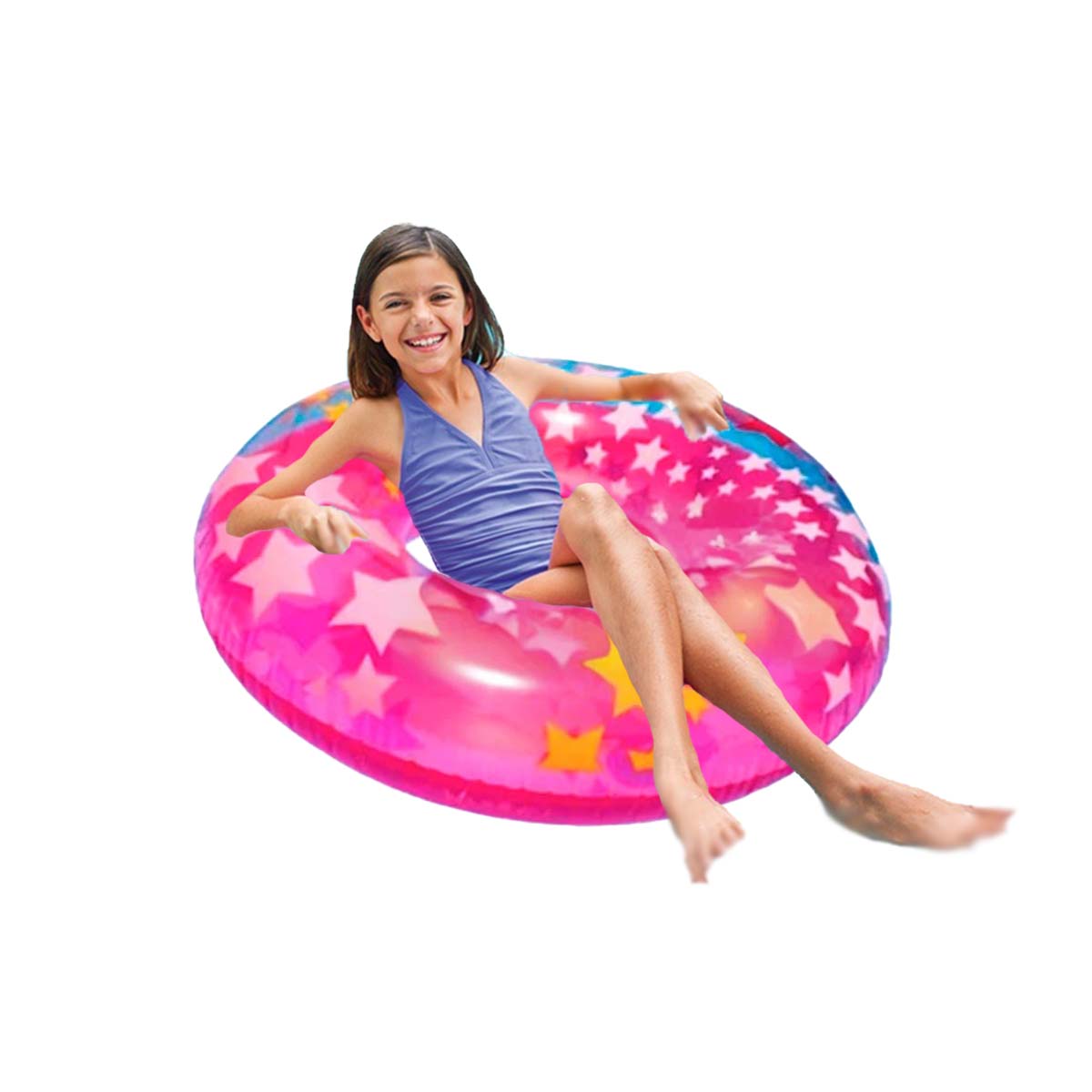 PACK12 FLOTADOR COMODO PARA PISCINA ROSADO Y+REGALO AGENDITA - 2