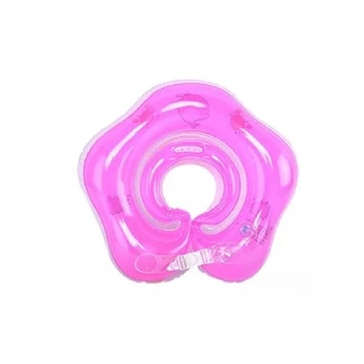 PACK4 COLLAR FLOTANTE ROSADO PARA BEBE DE 66 X 44 CM PARA VERANO Y+PAPEL REGALO - 3
