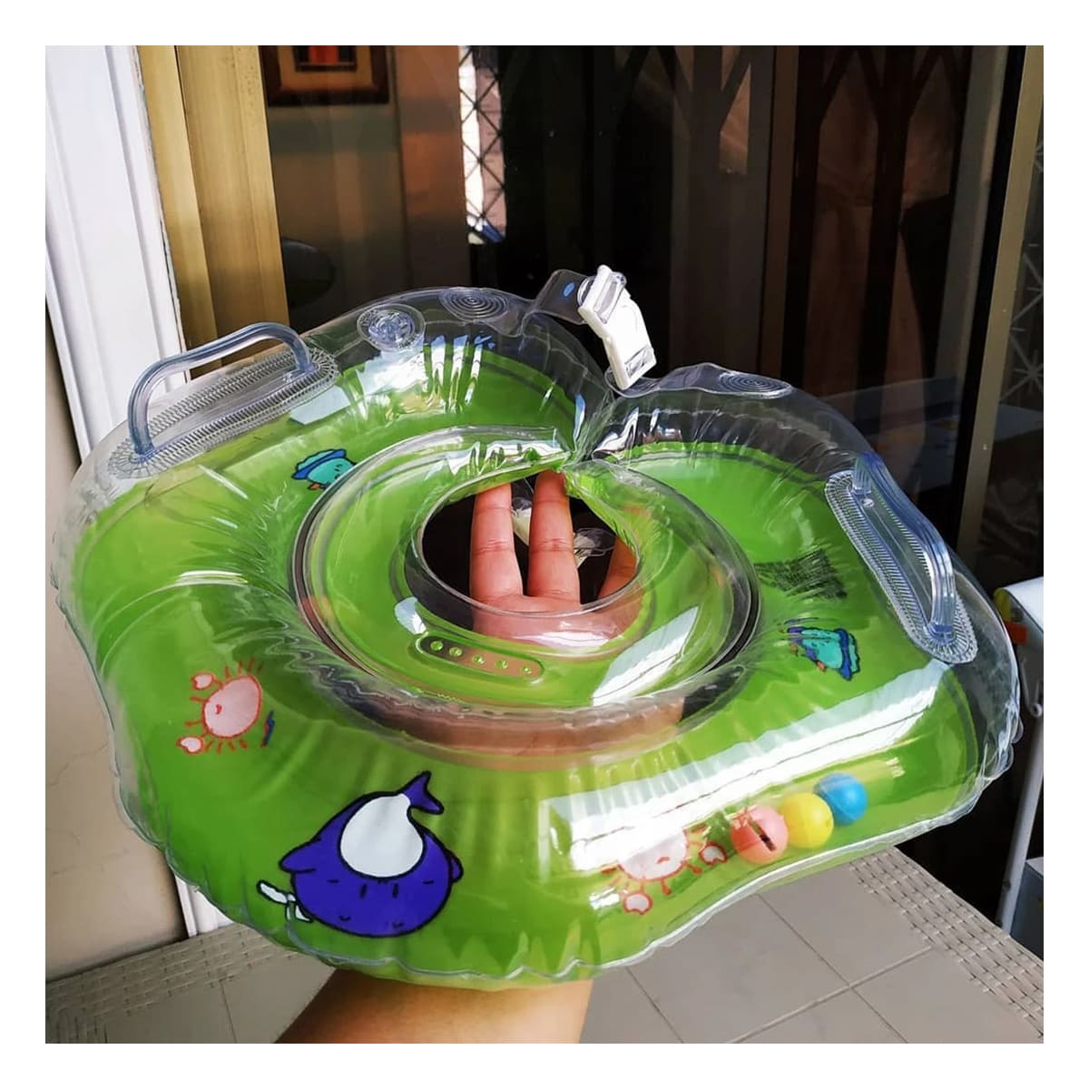 PACK5 FLOTADOR ERGONOMICO EN VERDE Y+BANDERITAS ADHESIVAS - 3