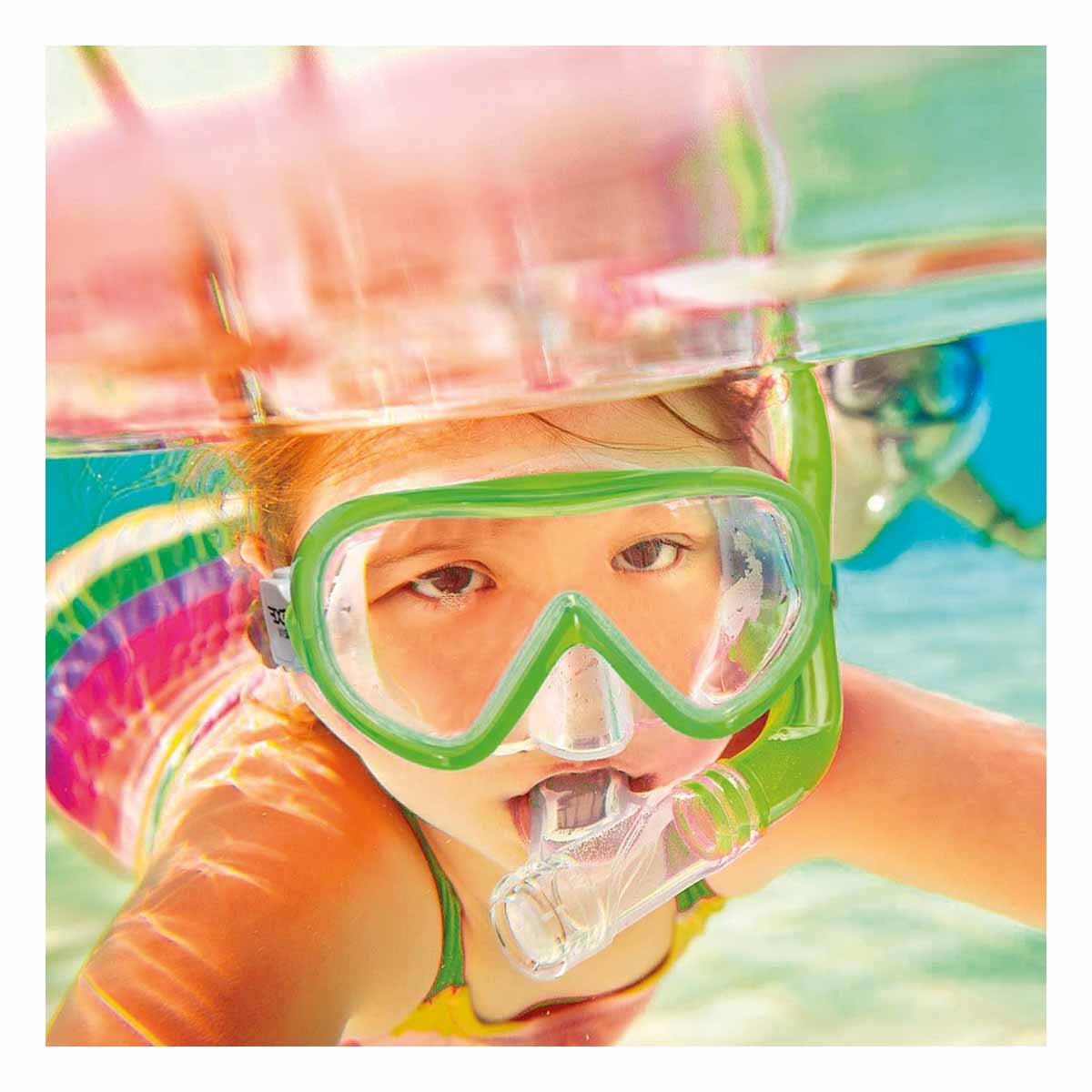 PACK6 VISOR DE NATACION VERDE COMODOS Y PERFECTOS PARA NINOS Y AMIGOS Y+REGALO STICKER - 3