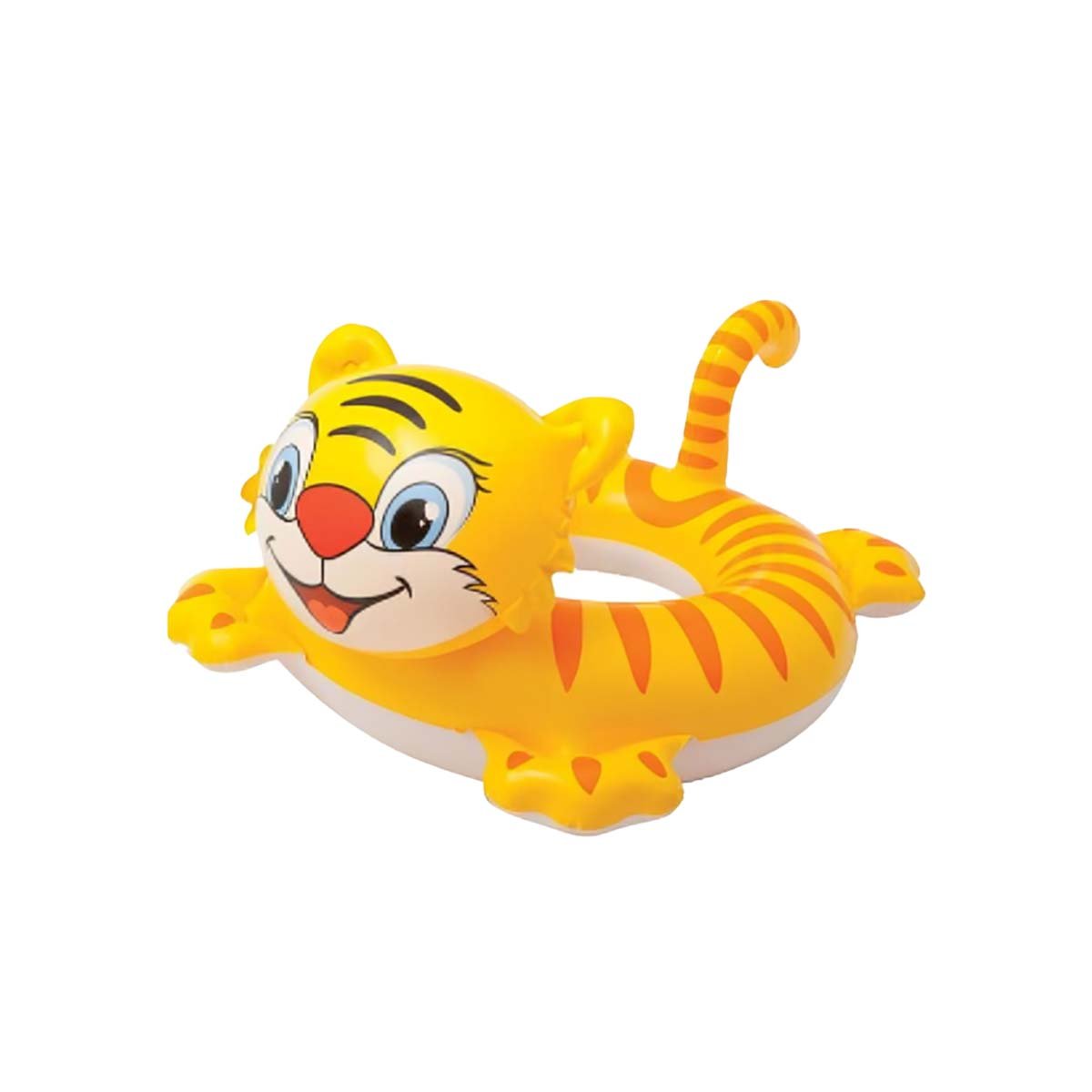 PACK6 ARO INFLABLE INFANTIL CON FORMA DE TIGRE Y ASA PARA BEBE PARA RELAJO Y+REGALO STICKER - 2