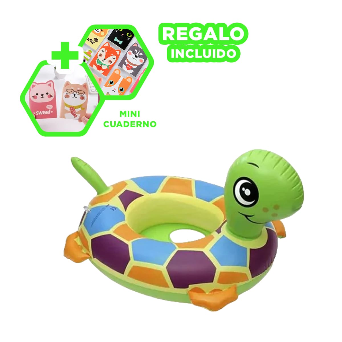 PACK3 FLOTADOR DURO DE MODA EN TORTUGA Y+REGALO AGENDITA - 1