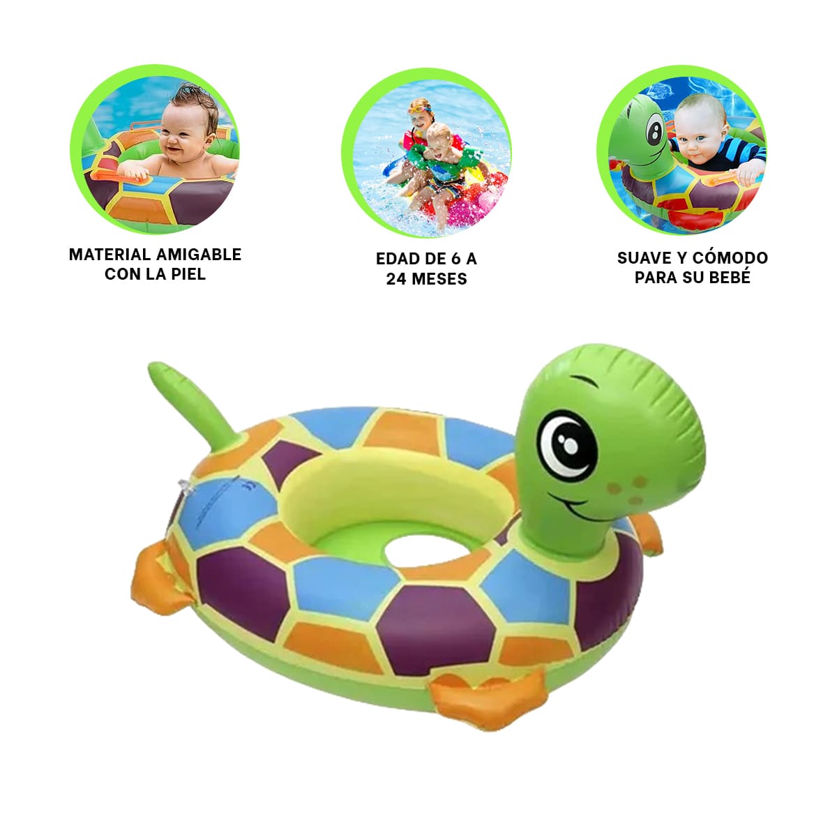 PACK6 BOYA PARA USAR EN PLAYA DE TORTUGA Y+LIGAS DE REGALO - 2