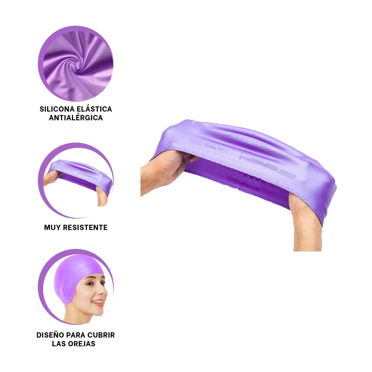 PACK4 GORRO DE DISEÑO ELEGANTE EN LILA Y+REGALO AGENDITA - 4