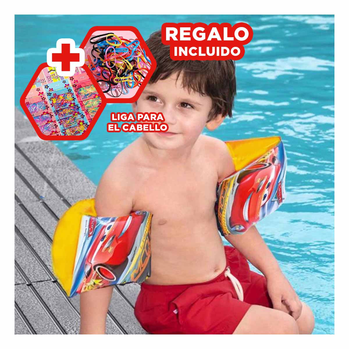 PACK6 FLOTADOR CON DISENO 23X15CM CARRO Y+REGALO AGENDITA - 1