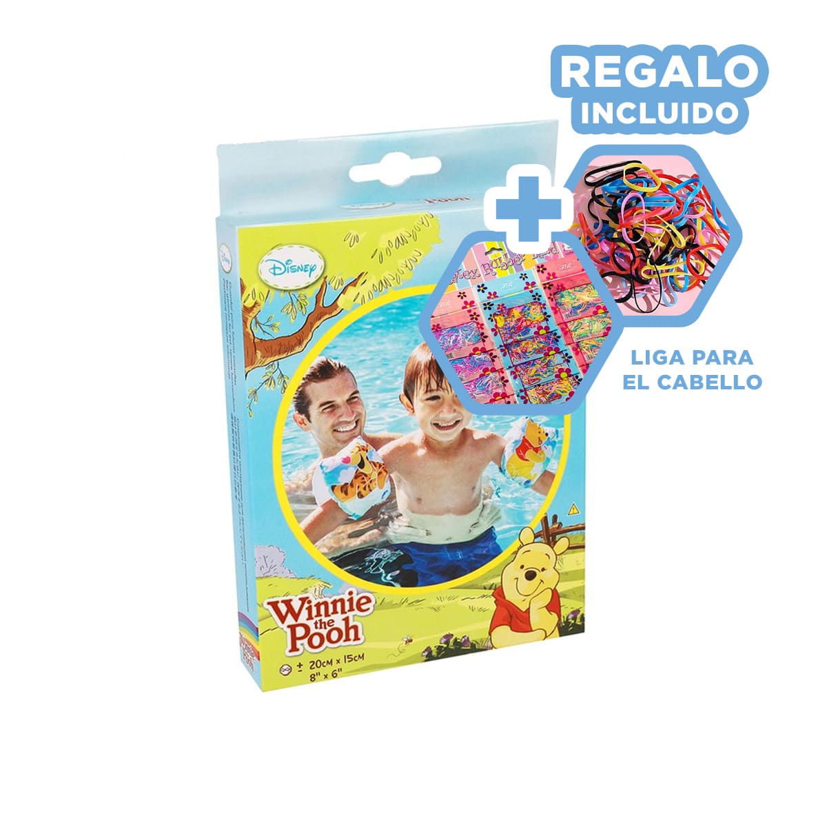 PACK12 SALVAVIDAS VERSATIL EN MULTICOLOR Y+LIGAS DE REGALO - 1