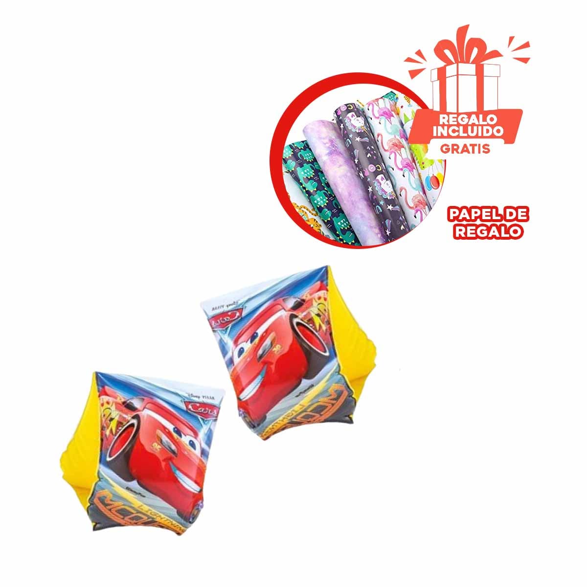 PACK6 SALVAVIDAS VERSATIL DE 23X15CM CARRO Y+LIGAS DE REGALO - 1
