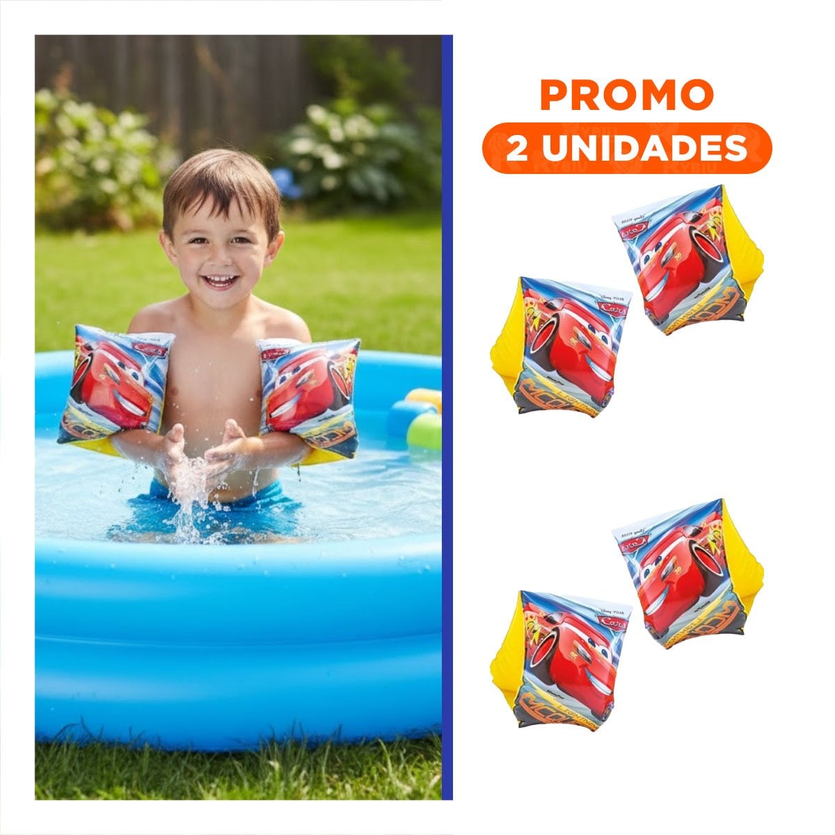 PACK2 ELEMENTO FLOTANTE PARA PISCINA CON DISENO INFANTIL - 1