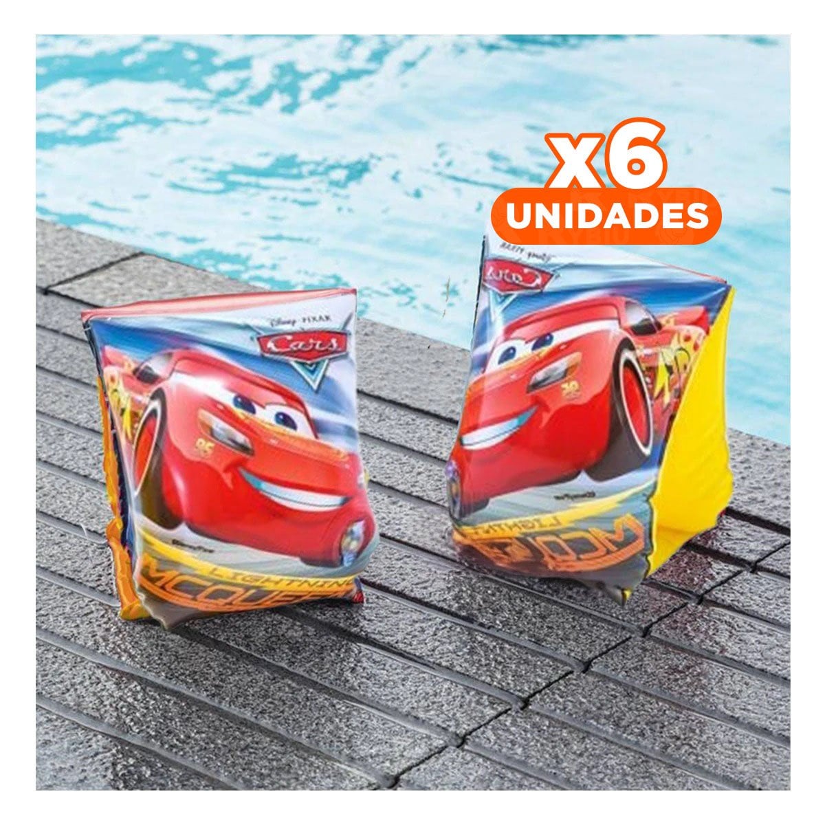PACK6 ELEMENTO ACUATICO DE APOYO PARA NINOS EN PISCINA Y+REGALO STICKER - 1