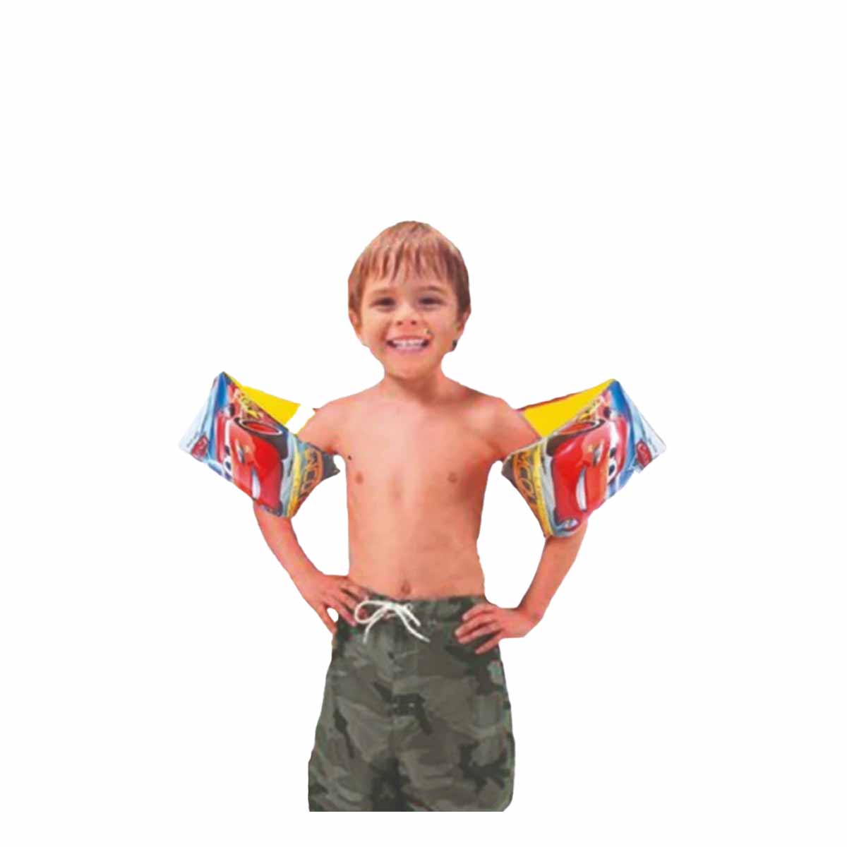 PACK9 FLOTADOR INFANTIL 23X15CM DE CARRO Y+REGALO STICKERS - 4