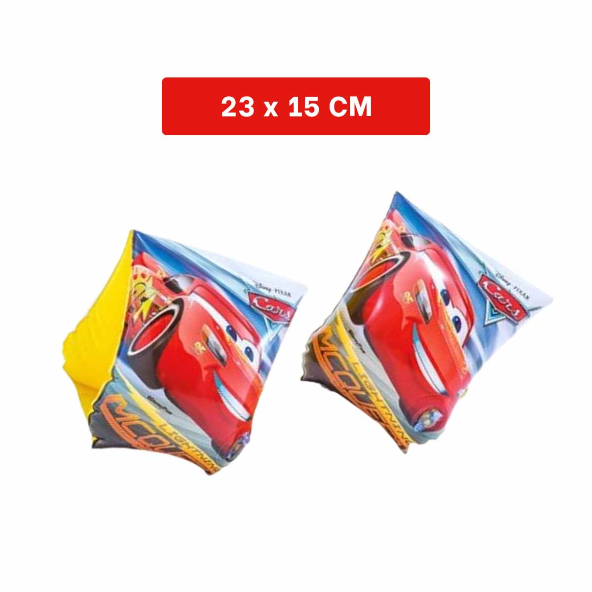 PACK9 FLOTADOR INFANTIL 23X15CM DE CARRO Y+REGALO STICKERS - 5