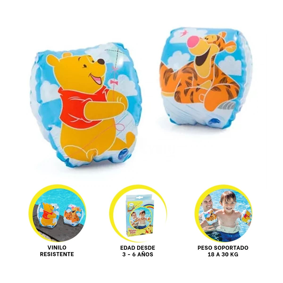 INFLABLE 23X15CM EN MULTICOLOR Y+REGALO LIGAS PARA PEINAR - 3