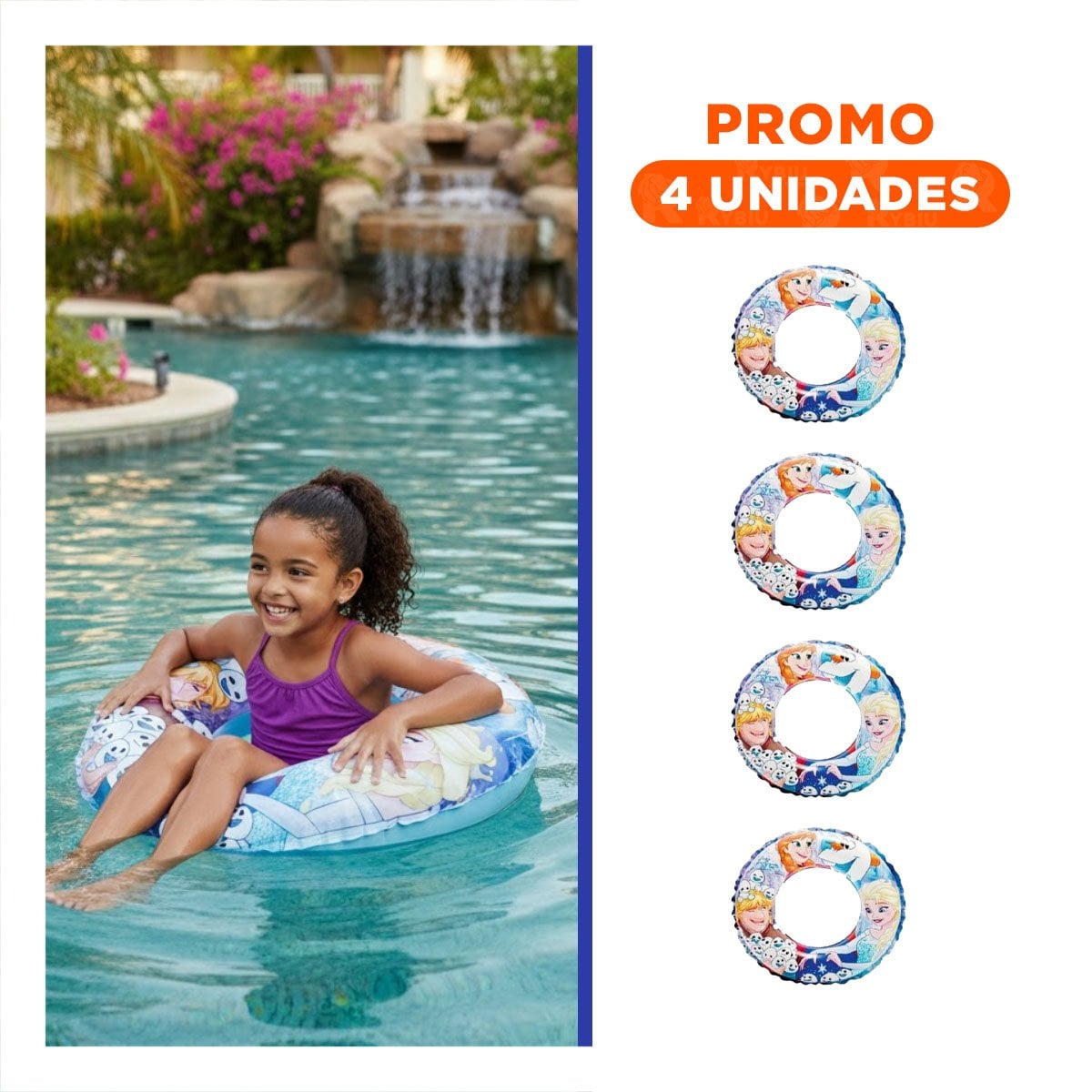 PACK4 EQUIPO FUNCIONAL PARA PISCINA Y JUEGOS ACUATICOS Y+REGALO STICKER - 1