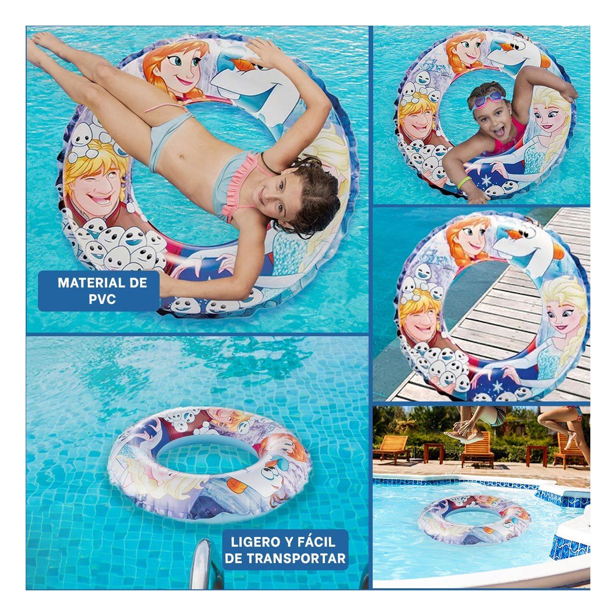 PACK4 EQUIPO FUNCIONAL PARA PISCINA Y JUEGOS ACUATICOS Y+REGALO STICKER - 2