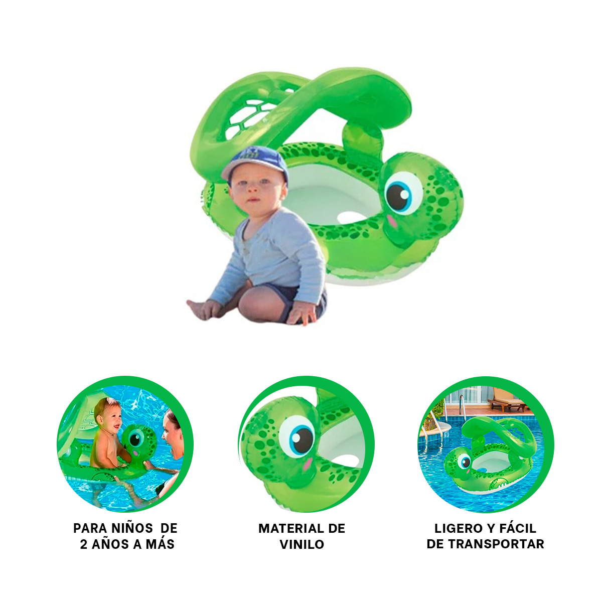 PACK4 FLOTADOR DINAMICO PRINCESA Y+BANDERITAS ADHESIVAS - 3