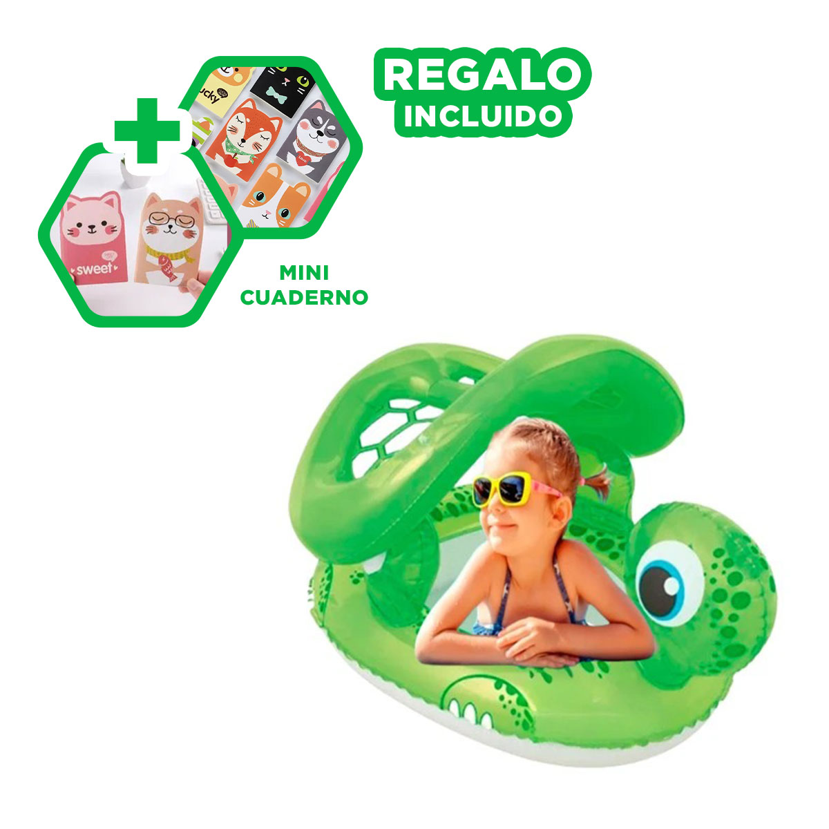 FLOTADOR LIVIANO ARO DE 51CM PRINCESA Y+REGALO AGENDITA - 1