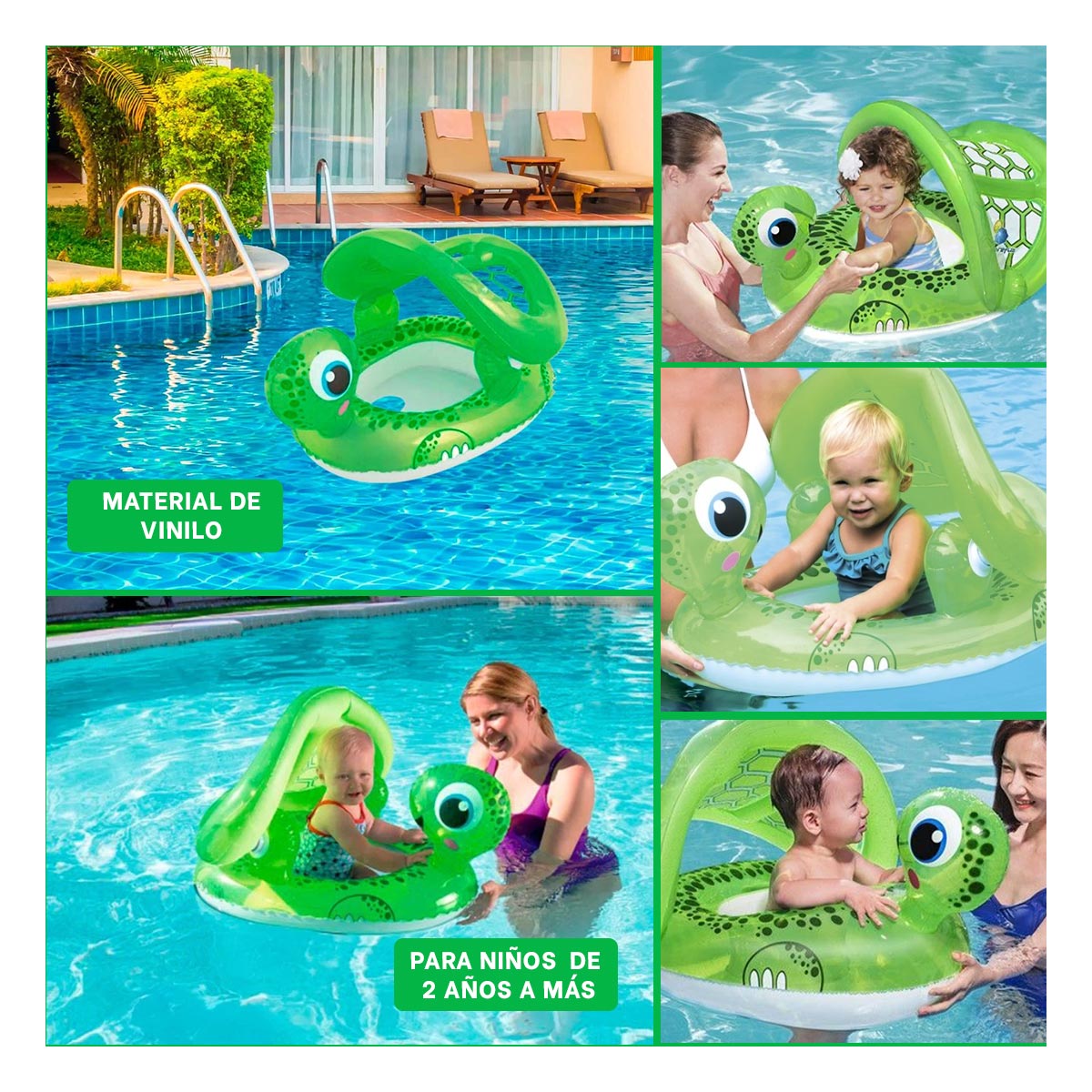 PACK5 FLOTADOR ARO PARA NINOS CON DISENO DE PRINCESA 51CM - 3