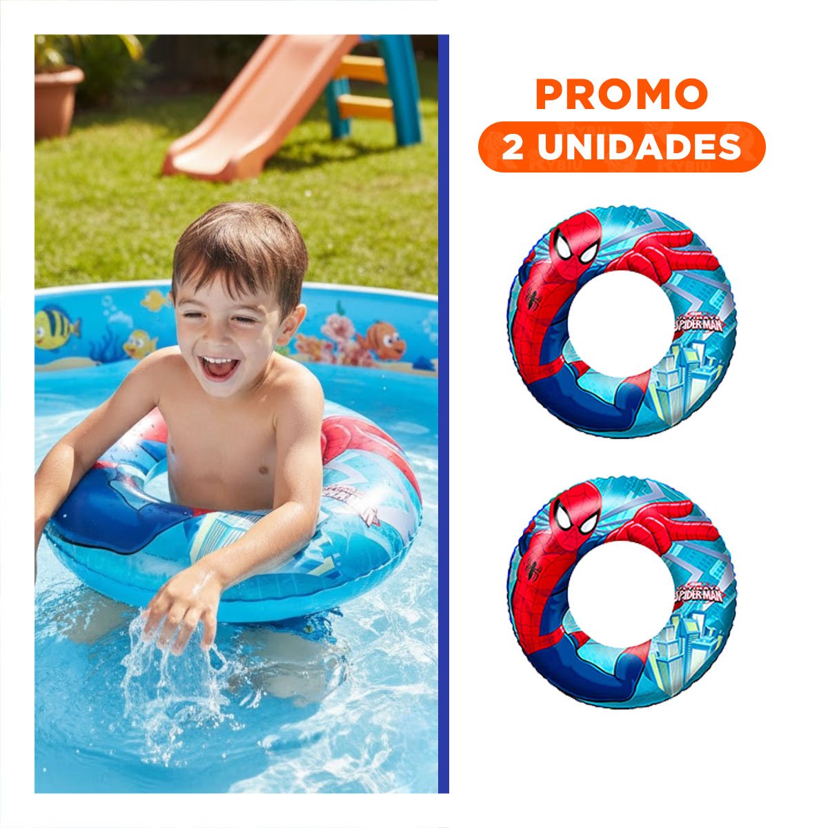 PACK2 PRODUCTO INFLABLE INFANTIL PARA JUEGOS EN AGUA - 1