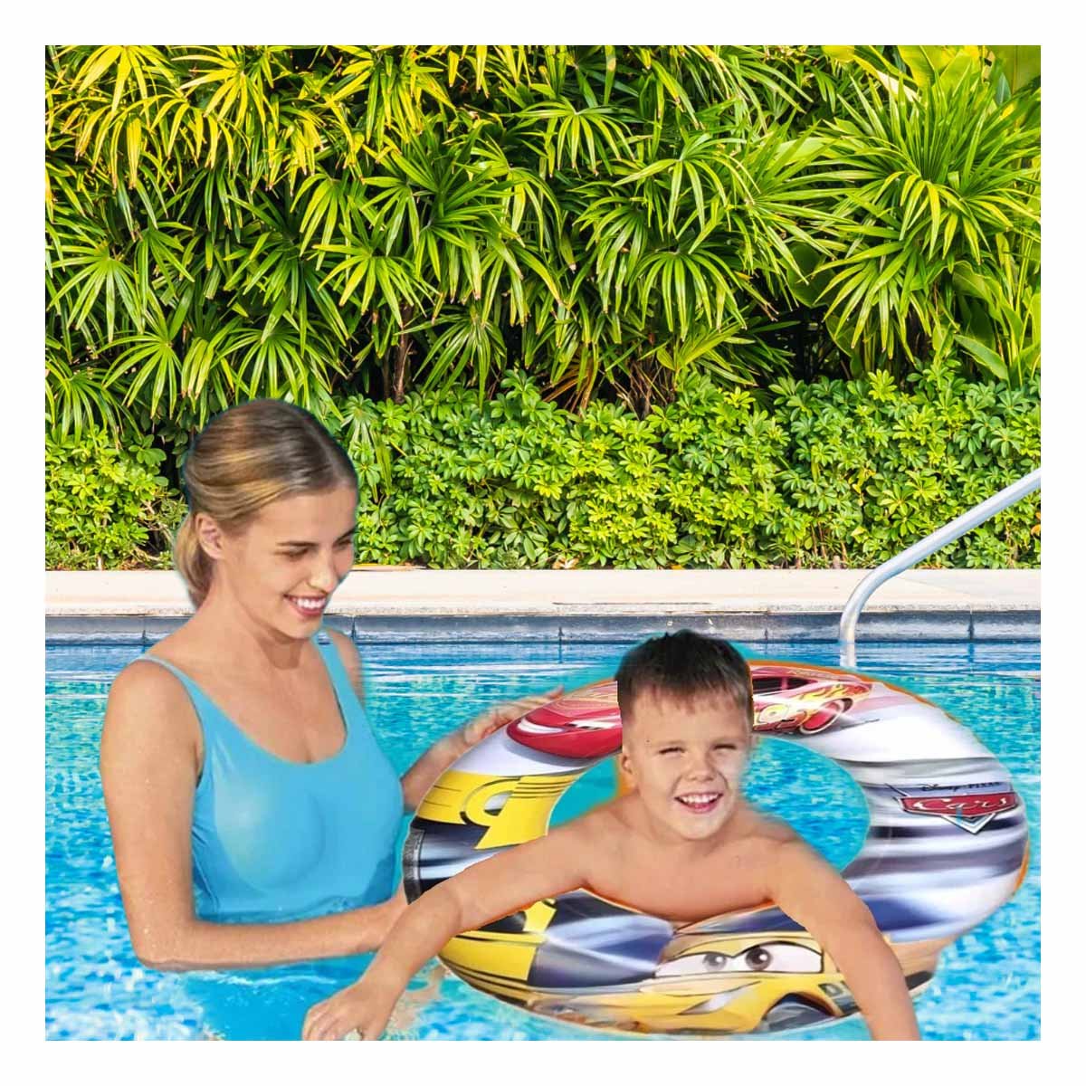 PACK12 IMPLEMENTO ACUATICO CIRCULAR PARA PISCINA Y RECREACION Y+PAPEL REGALO - 3