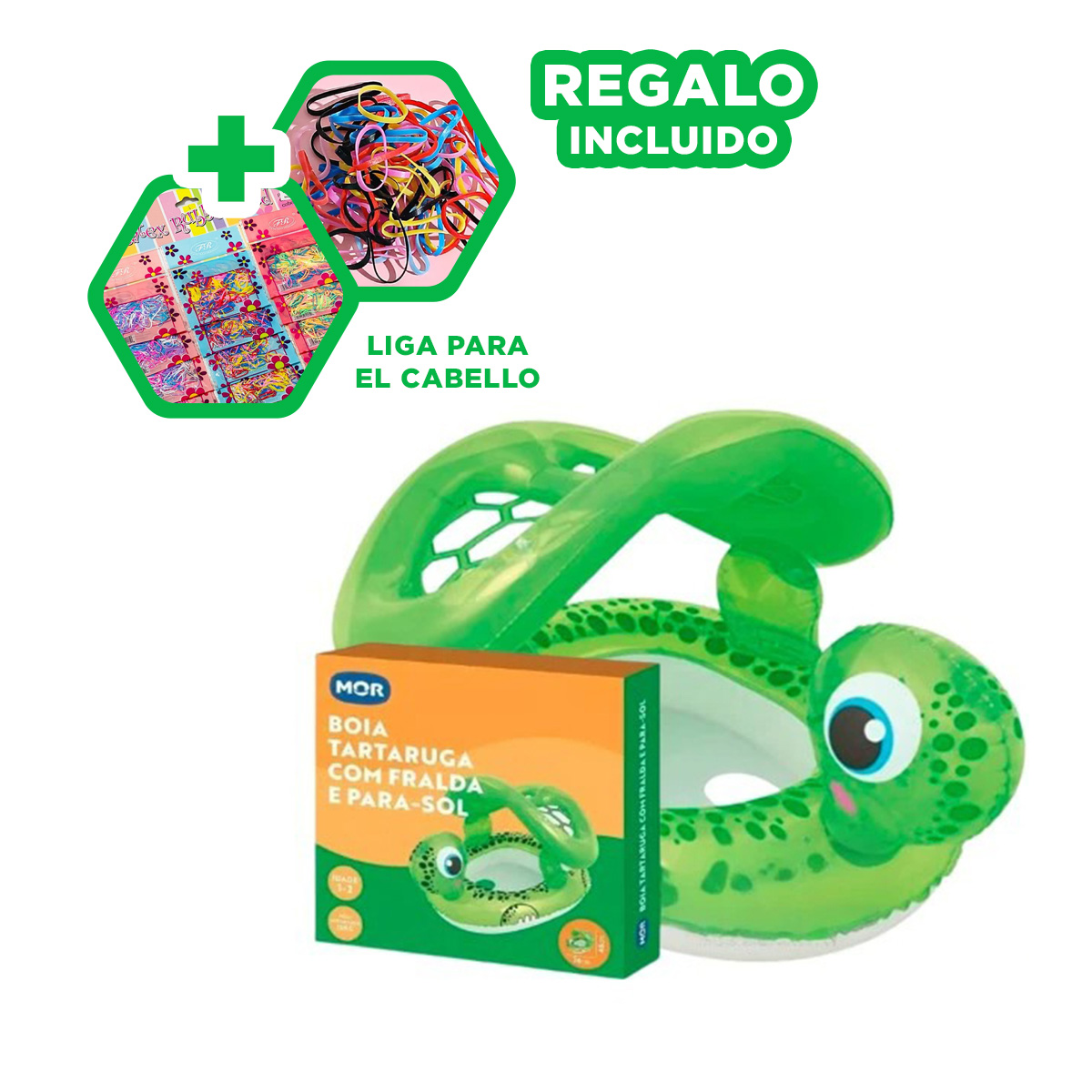 PACK12 SALVAVIDAS VERSATIL DE PRINCESA Y+LIGAS DE REGALO - 1