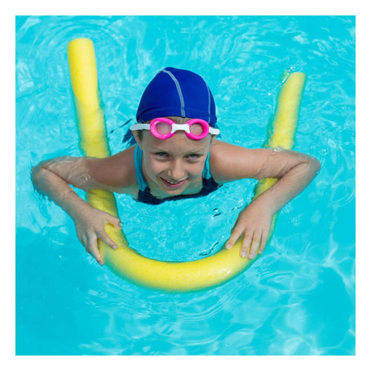 PACK9 TUBO DE ESPUMA FLOTANTE PARA NADAR 1.50M EN MULTICOLOR - 1