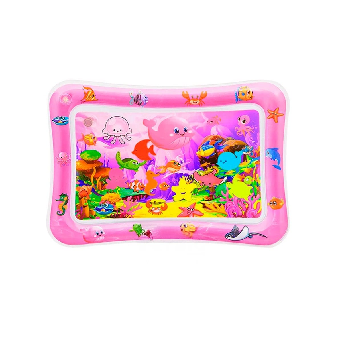 PACK3 INFLABLE CON AGUA PARA BEBES DE COLOR ROSADO - 2