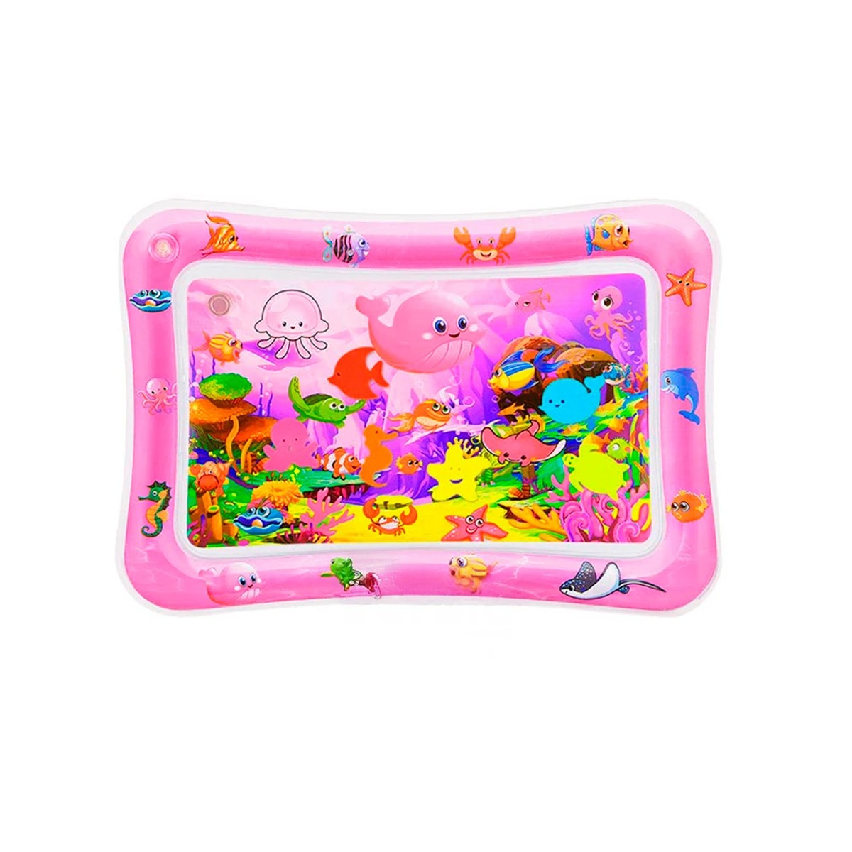 PACK5 INFLABLE COMPACTO EN ROSADO Y+BANDERITAS ADHESIVAS - 2